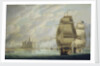 Nelson forcing the passage of the sound, 30 March 1801, prior to the Battle of Copenhagen by Robert Dodd
