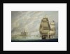 Nelson forcing the passage of the sound, 30 March 1801, prior to the Battle of Copenhagen by Robert Dodd