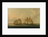 Action of HMS 'Arrow' and 'Acheron' against the French frigates 'Hortens'e and 'Incorruptible': beginning of the action, 4 February 1805 by Francis Sartorius