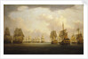 Admiral Sir Robert Calder's action off Cape Finisterre, 23 July 1805 by William Anderson