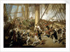 The fall of Nelson, Battle of Trafalgar, 21 October 1805 by Denis Dighton