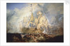 The Battle of Trafalgar, 21 October 1805 by Joseph Mallord William Turner