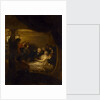 The death of Lord Nelson in the cockpit of the ship 'Victory' by Benjamin West