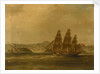 HMS 'Mercury' takes 'La Pugliese' in Barletta, 7 September 1809 by William John Huggins