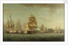 HMS 'Spartan' and French frigates: beginning of the action, 3 May 1810 by Thomas Whitcombe
