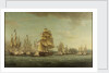 HMS 'Spartan' and French frigates: beginning of the action, 3 May 1810 by Thomas Whitcombe