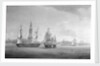 The 'Spartan's' engagement with a Neapolitan squadron, 3 May 1810: end of the action by Thomas Whitcombe