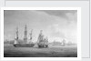The 'Spartan's' engagement with a Neapolitan squadron, 3 May 1810: end of the action by Thomas Whitcombe