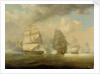 Escape of HMS 'Belvidera', 23 June 1812 by William John Huggins