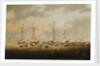 British and American gunboats in action on Lake Borgne, 14 December 1814 by Thomas Lyde Hornbrook
