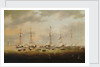British and American gunboats in action on Lake Borgne, 14 December 1814 by Thomas Lyde Hornbrook