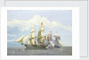 The capture of the Slaver 'Formidable' by HMS 'Buzzard', 17 December 1834 by William John Huggins