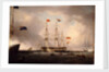 Queen Victoria's visit to HMS 'Queen' at Portsmouth, 1 March 1842 by Robert Strickland Thomas