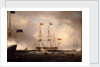 Queen Victoria's visit to HMS 'Queen' at Portsmouth, 1 March 1842 by Robert Strickland Thomas