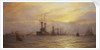 Arrival of the fleet for the coronation review by Alma Claude Burlton Cull
