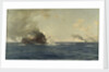 Sinking of the 'Scharnhorst' at the Battle of the Falkland Islands, 8 December 1914 by Thomas Jacques Somerscales