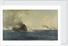 Sinking of the 'Scharnhorst' at the Battle of the Falkland Islands, 8 December 1914 by Thomas Jacques Somerscales