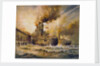 HMS 'Vindictive' at Zeebrugge, 23 April 1918 by Charles John de Lacy
