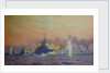 Bombardment of Genoa, 9 February 1941 by Norman Wilkinson
