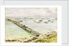 Mulberry harbour, Arromanches: Normandy landing, June 1944 by Stephen Bone