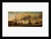 Action at Bergen, 3 August 1665 by Willem Van de Velde the Younger