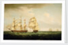 HMS 'Pearl' and the 'Santa Monica', 14 September 1779 by Thomas Whitcombe