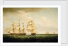 HMS 'Pearl' and the 'Santa Monica', 14 September 1779 by Thomas Whitcombe