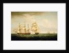 HMS 'Pearl' and the 'Santa Monica', 14 September 1779 by Thomas Whitcombe