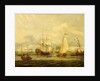 Peter the Great inspecting a ship at Amsterdam by Abraham Storck