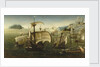 Portuguese carracks off a rocky coast by Joachim Patinir