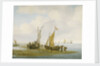Mussel fishing by Julius Porcellis