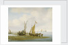 Mussel fishing by Julius Porcellis