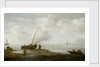 Mussel fishing by Jan Porcellis