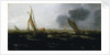 Dutch vessels in a strong breeze by Jan Porcellis