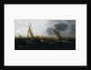 Dutch vessels in a strong breeze by Jan Porcellis