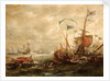 Spanish engagement with Barbary pirates by Andries van Eertvelt