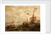 Spanish engagement with Barbary pirates by Andries van Eertvelt