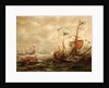 Spanish engagement with Barbary pirates by Andries van Eertvelt