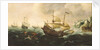 Dutch ships running down onto a rocky shore by Andries van Eertvelt