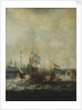 Dutch Indiamen passing herring busses by Bonaventura Peeters the Elder