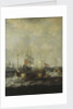 Dutch Indiamen passing herring busses by Bonaventura Peeters the Elder