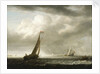 A squally day in a Dutch estuary by Simon de Vlieger