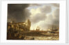 Shipping off the English coast by Simon de Vlieger