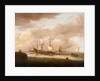 The departure of an East Indiaman by Hendrick Staets