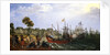 Dutch squadron attacking a Spanish fortress by Adam Willaerts