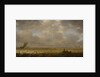 A shallow sea with fishing boats by Pieter Mulier