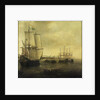 The Dutch ship 'Eendracht' by Jacob Adriaensz Bellevois