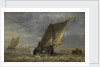 Fishing boats in a fresh breeze by Abraham Hendricksz van Beyeren