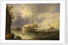 Shipping off a rocky coast by Pieter van den Velde