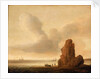 A rock in a calm sea by Jacob de Gruyter